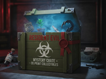 Resident Evil-inspired cosplay 3D print mystery box