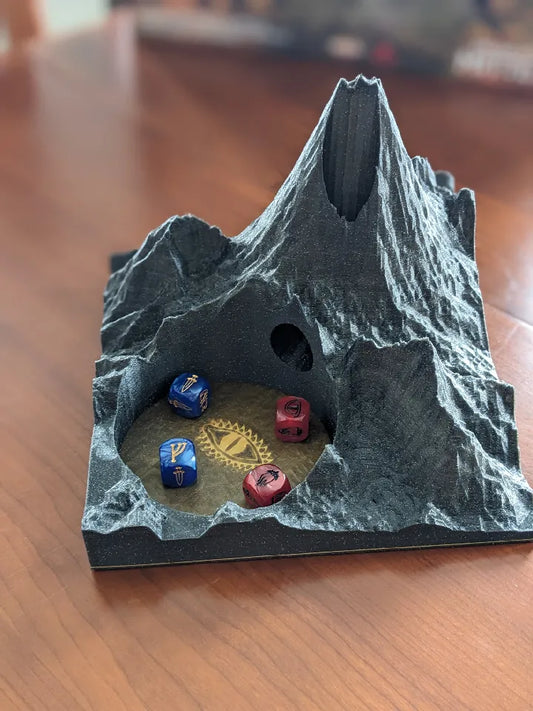 Mount Doom dice tower
